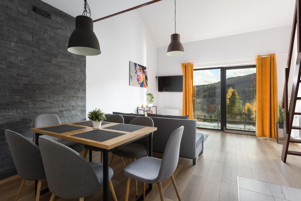 Apartament Skandynawski 2-Poziomowy Sauna Jacuzzi Szczyrk Kültér fotó